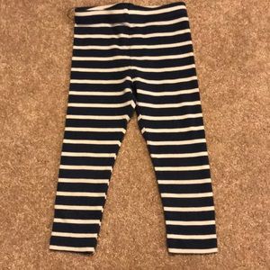 Size 2 Navy/white tea leggings